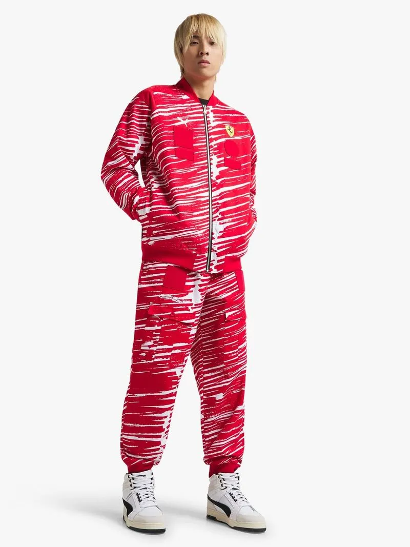Puma Men's Scuderia Ferrari Joshua Vides Red Jacket