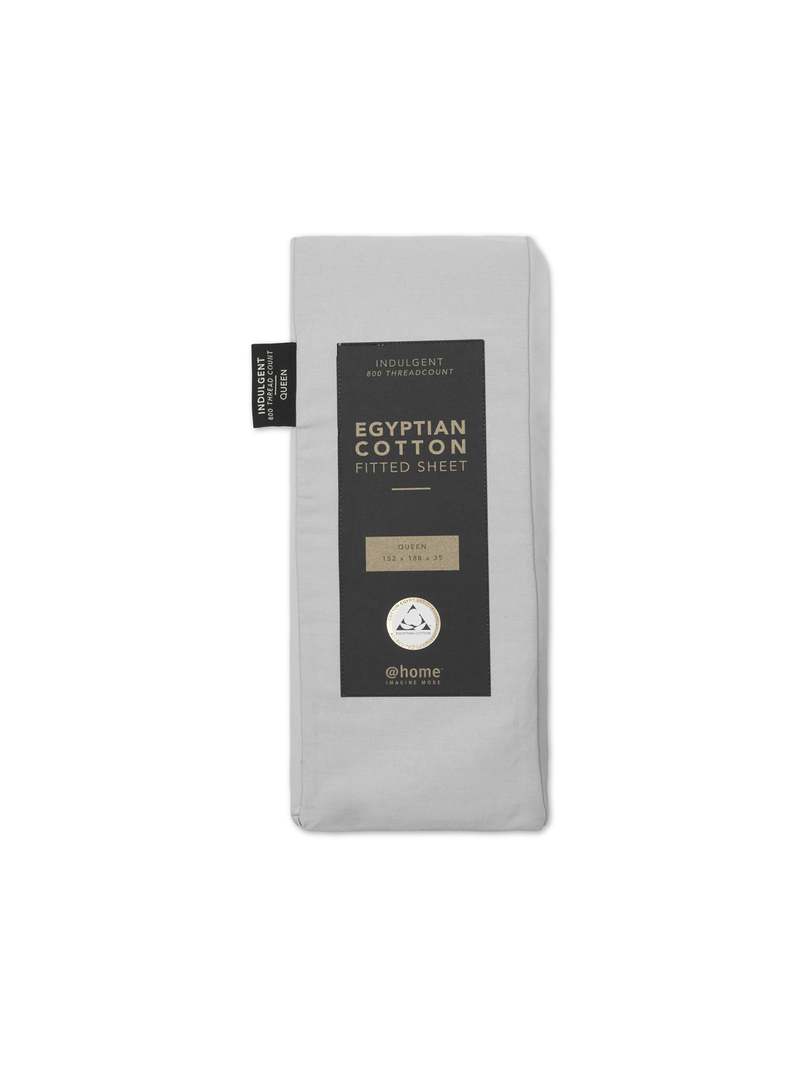 Gold Seal Certified Egyptian Cotton 800 Thread Count Fitted Sheet Silver