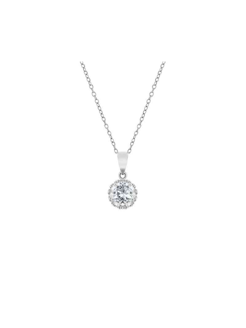 Cheté Vintage-Inspired Sterling Silver Crown Pendant