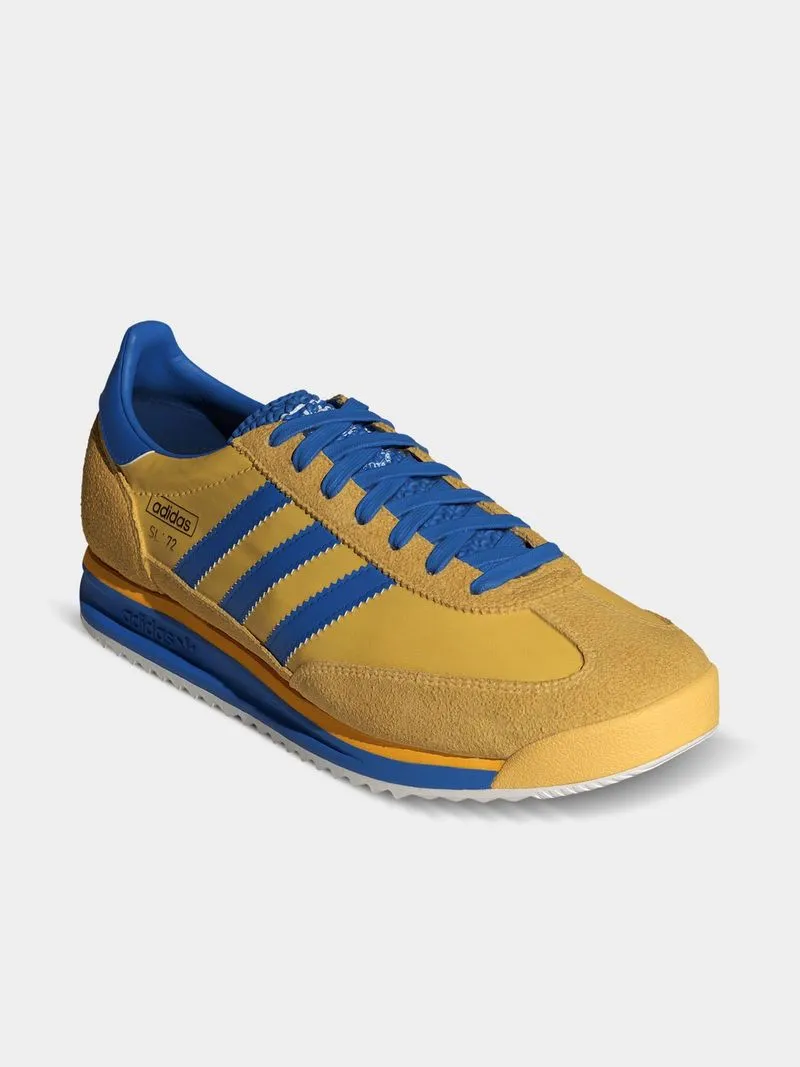 adidas Origials Men's SL 72 RS Yellow/Blue Sneaker