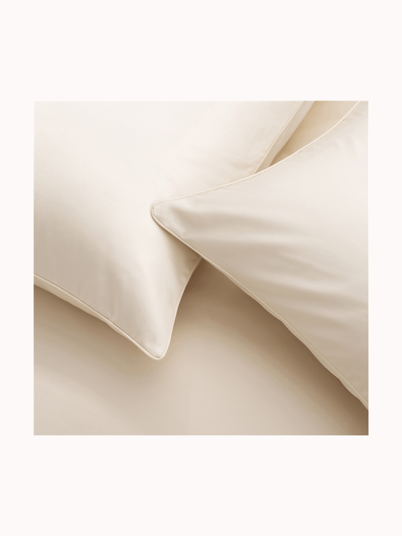 Gold Seal Certified Egyptian Cotton 300 Thread Count Duvet Cover Set Ivory