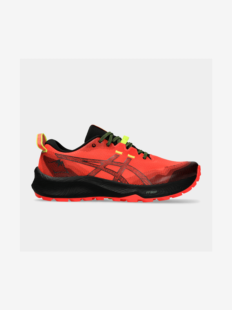 Mens Asics Gel-Trabuco 12 Sunrise Red/Gunmetal Trail Running Shoes