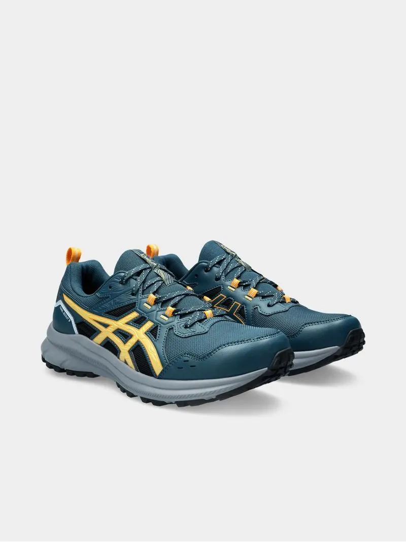 Mens Asics Gel-Trail Scout 3 Blue/Yellow Trail Running Shoes