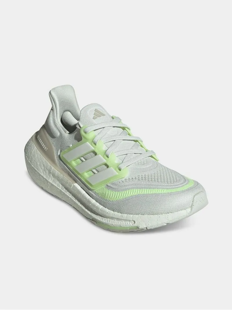 Womens adidas Ultraboost Light Crystal Jade/Cloud White/Green Running Shoes