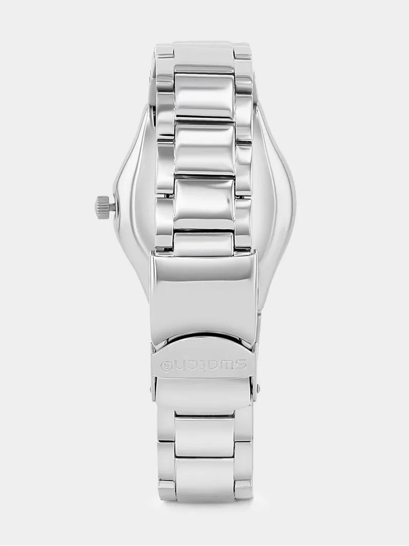 Swatch Irony Pinkaround Stainless Steel Bracelet Watch