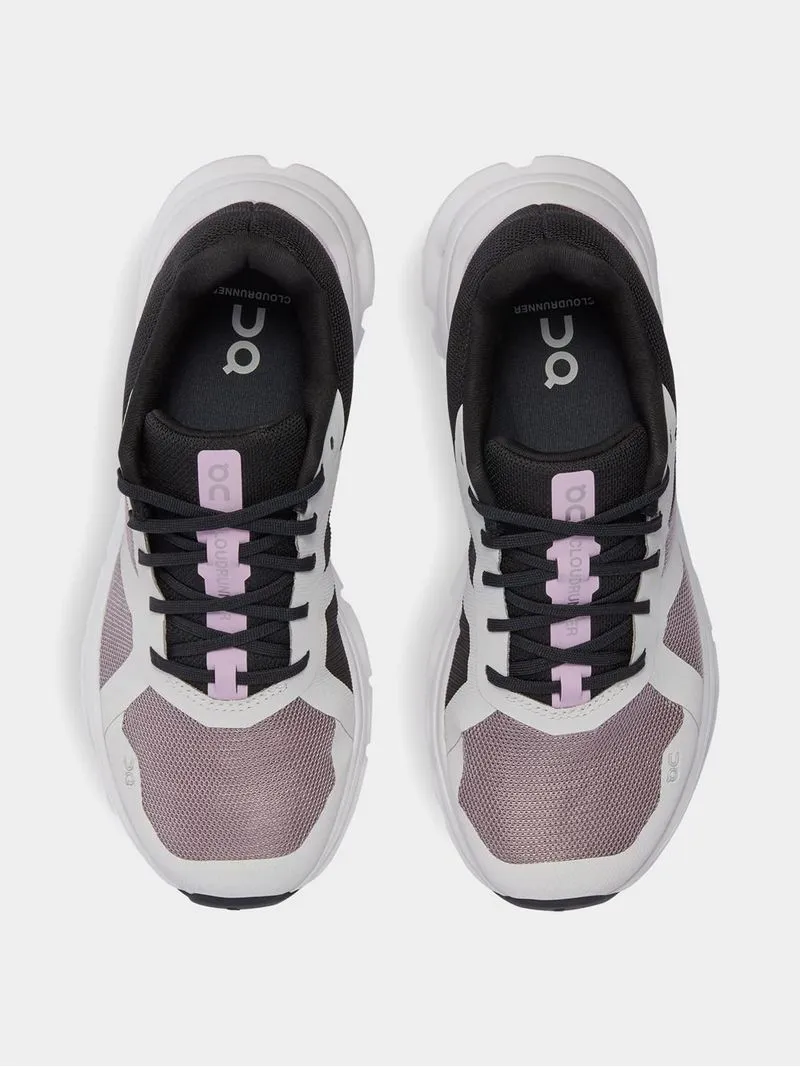 Womens On Running Cloudrunner Heron/Black Running Shoes
