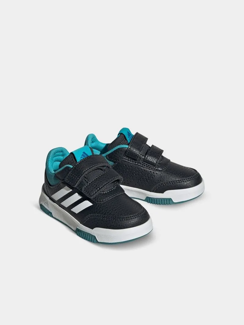 Junior Infant adidas Tensaur Sport 2.0 Black/White/Green Shoes