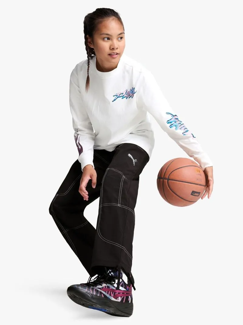 Puma Women's Cherries Are Extra Basketball Black Pants
