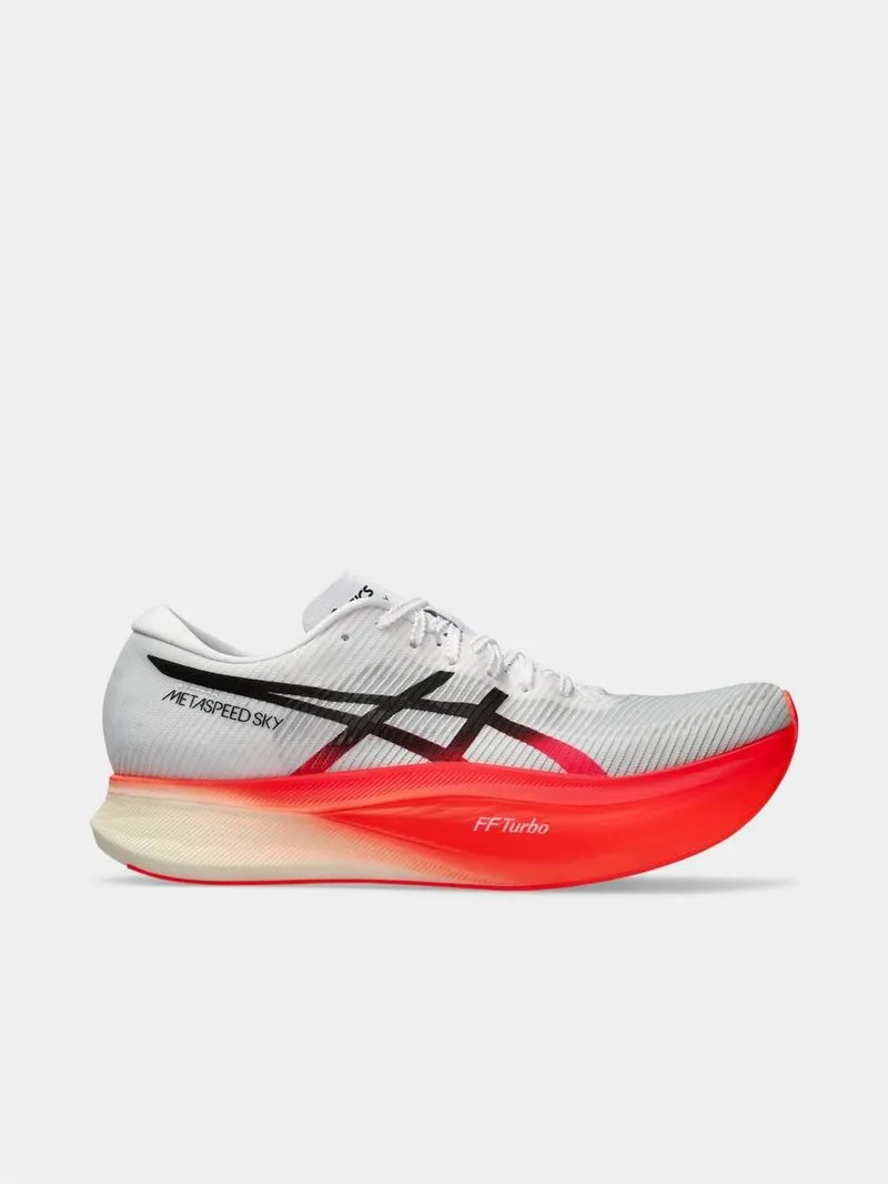 Mens Asics Metaspeed Sky White/Black Running Shoes