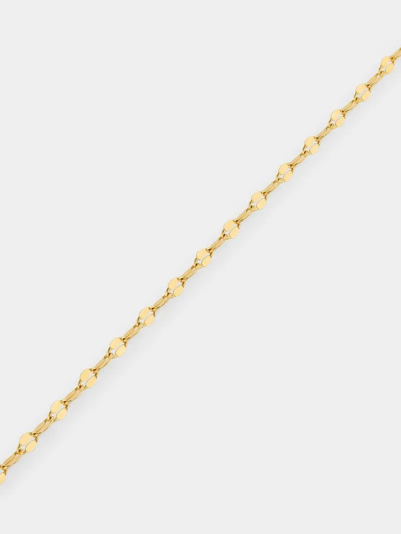 Gold Plated Sterling Silver Butterfly Chain Bracelet