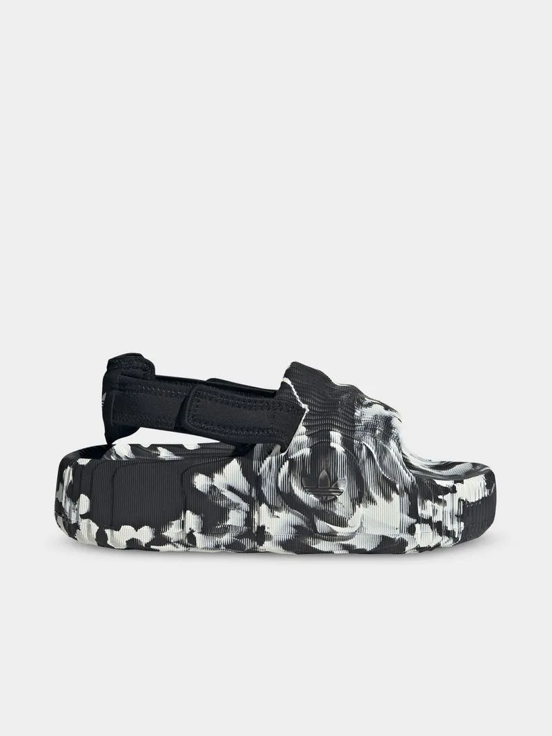 adidas Originals Women's Adilette 22 XLG Black/White Slide