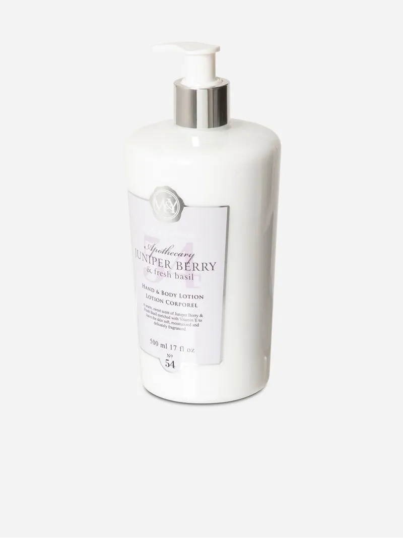 Morlage & York Hand Lotion Juniper Berry & Basil 500ml