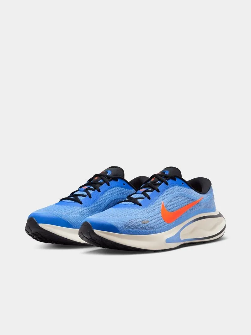 Mens Nike Journey Run Blue/Orange Running Shoes