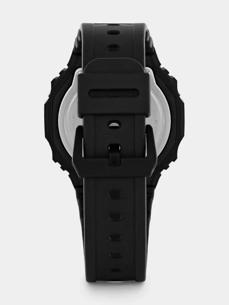 Casio G-Shock Carbon Core Ana Digi Black Resin Watch