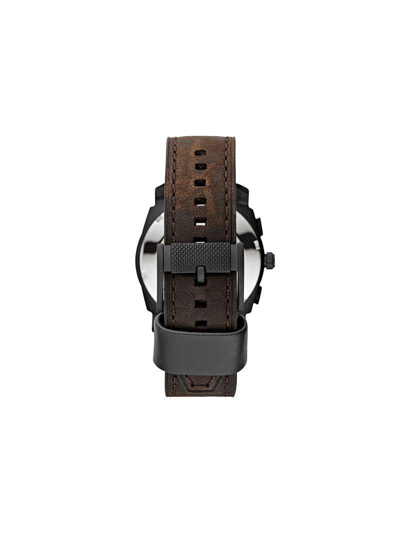Fossil Men's Machine Brown Leather Chronograph Watch