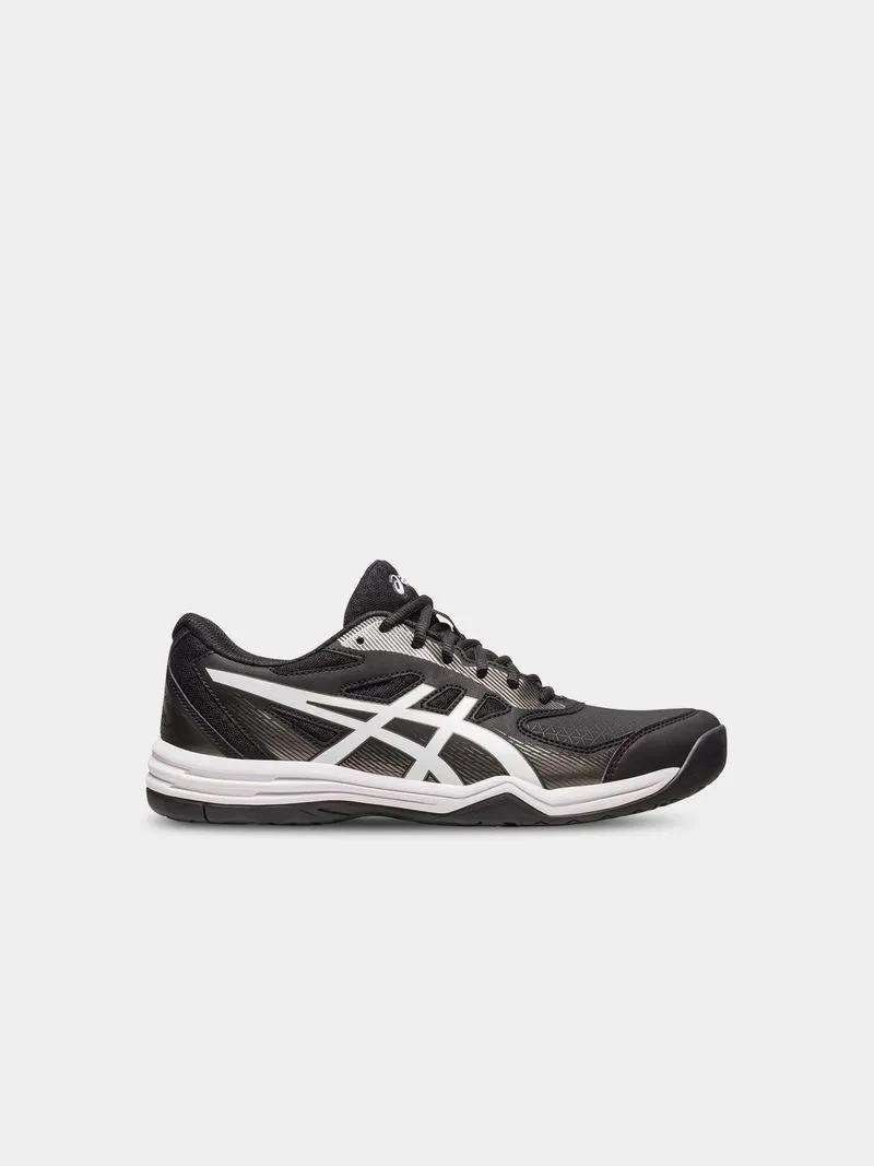 Mens Asics Court Slide Black/White Tennis Shoes