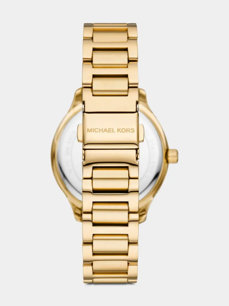 Michael Kors Sage Gold Plated Stainless Steel Bracelet Watch