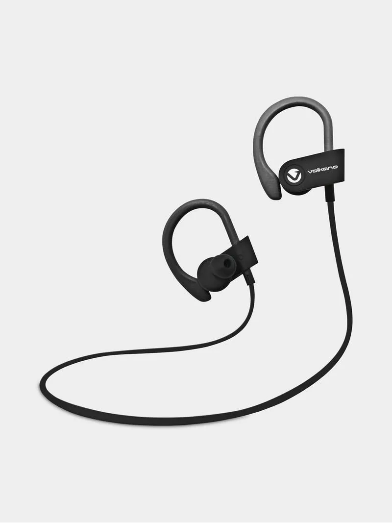 VOLKANO RACE Bluetooth SPORT EARHOOK Black EARPHONES