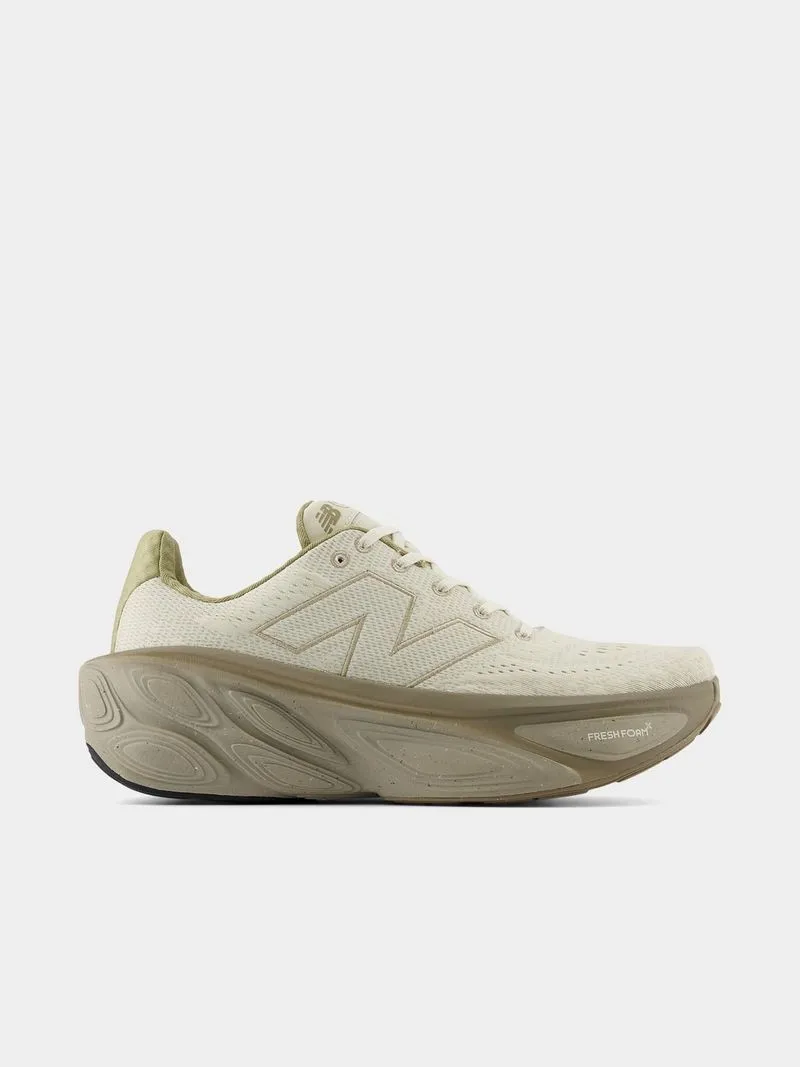 Mens New Balance Fresh Foam X More v5 Beige Running Shoes