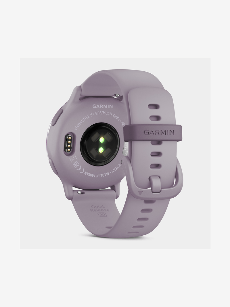 Garmin Vivoactive 5 Metallic orchid Aluminium bezel with orchid case and silicone band