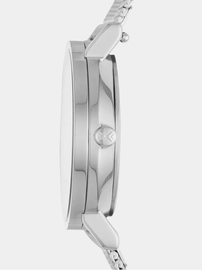 Skagen Women's Hald Silver Plated Stainless Steel Mesh Watch
