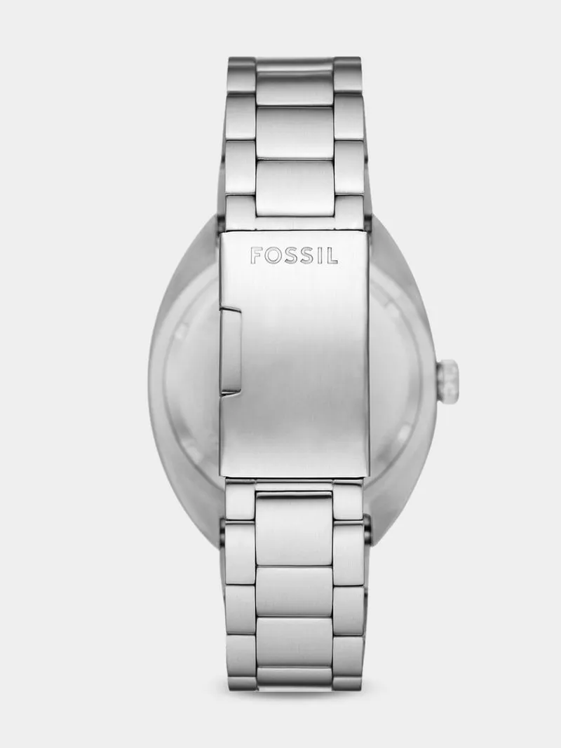 Fossil Breaker Blue Dial Stainless Steel Bracelet Watch