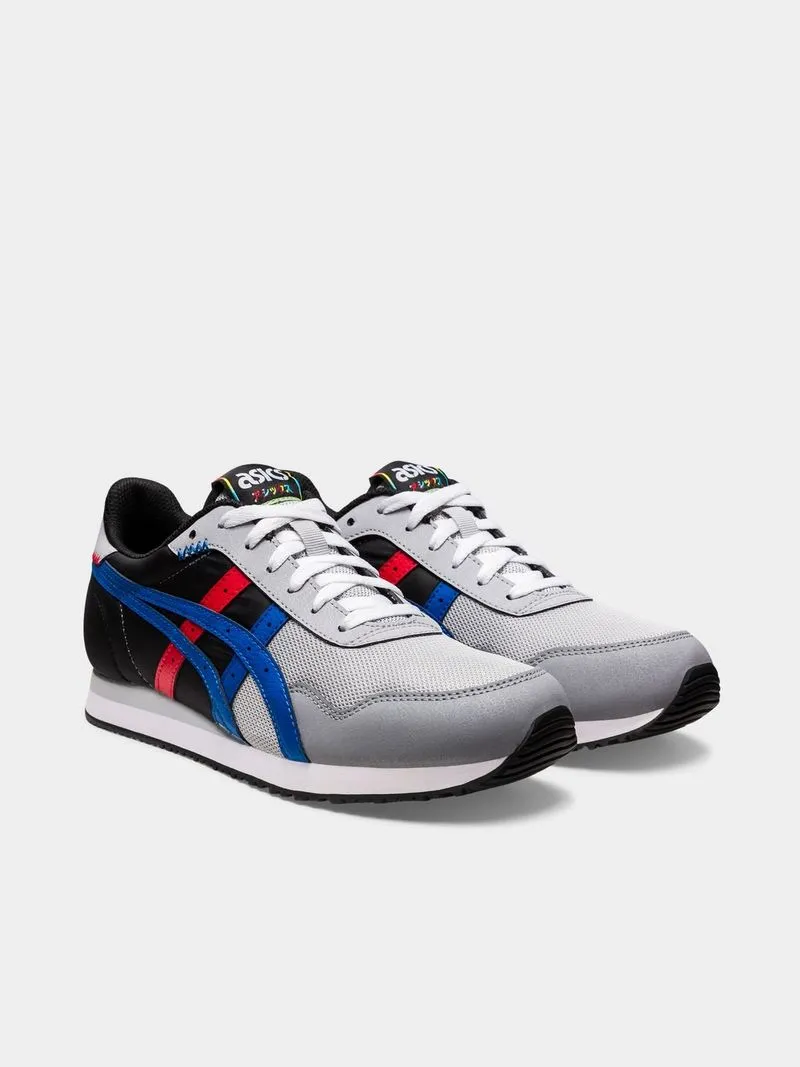 Mens Asics Tiger Runner Piedmont Grey/Tuna Blue Sneakers