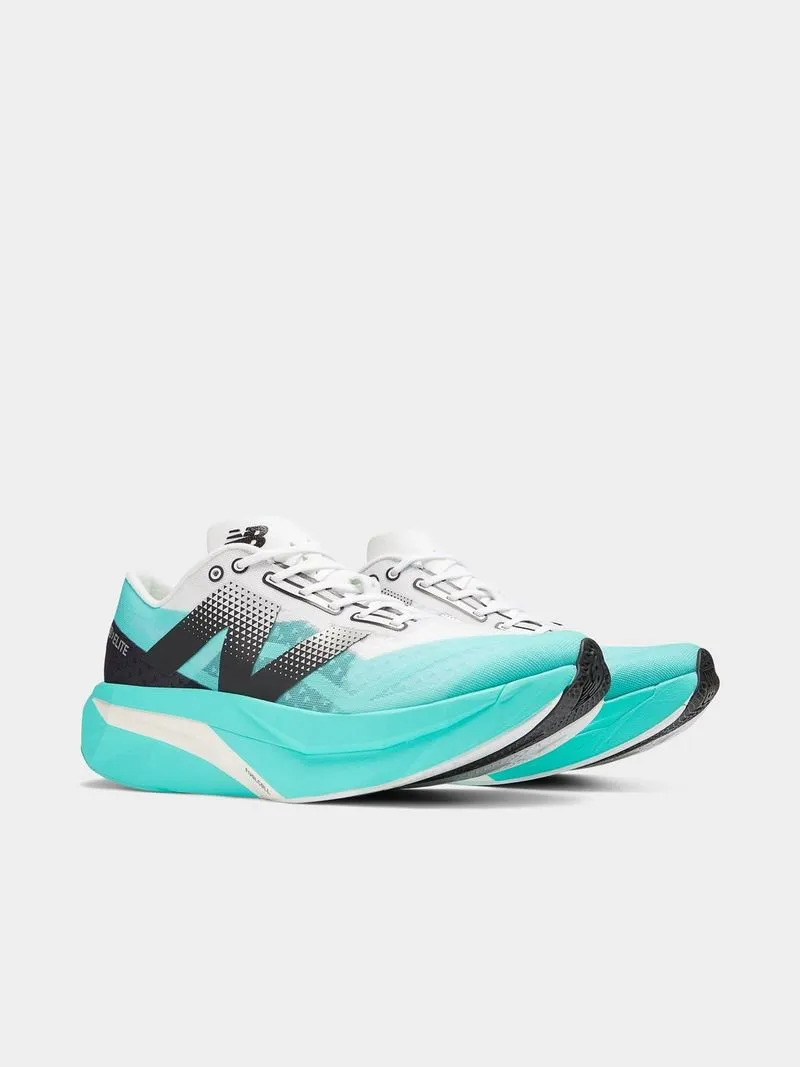 Mens New Balance Fuelcell Supercomp Elite V4 Teal Running Shoes