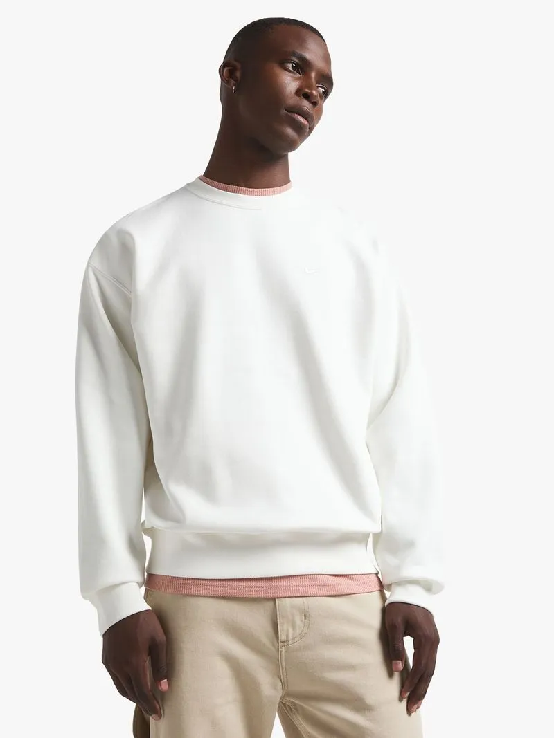 Nike Men's Solo Swoosh Men's Fleece Sail Crew Top