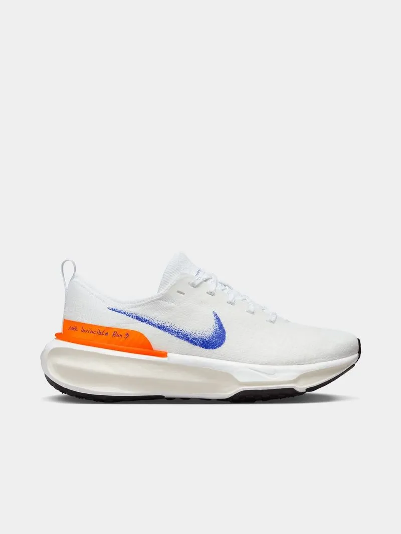 Womens Nike ZoomX Invincible Run FP Blue/White/Orange Running Shoes
