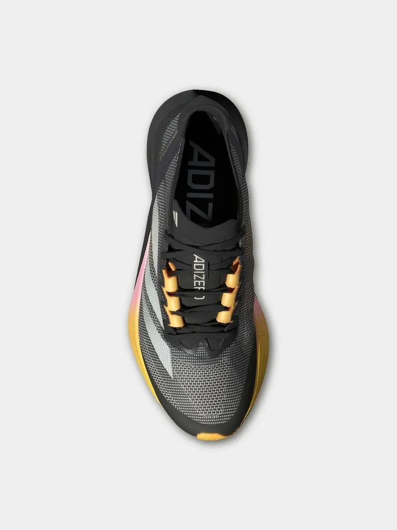 Mens adidas Adizero Boston 12 Black/Orange Running Shoes