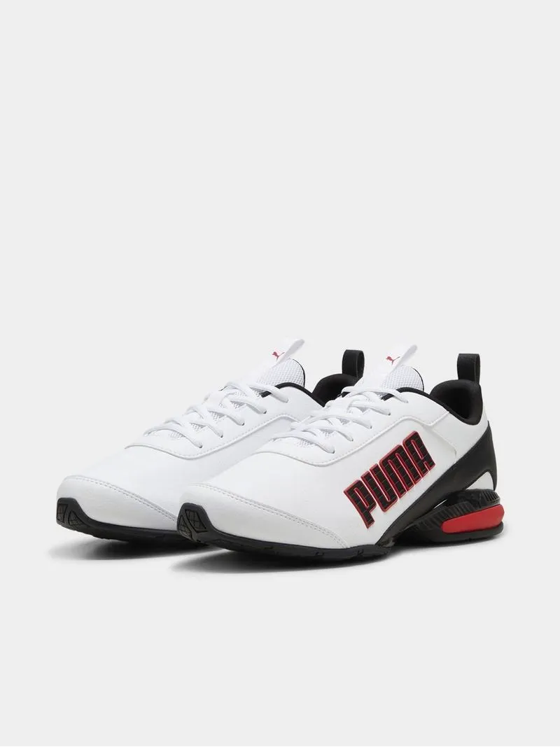 Mens Puma Equate Sl 2 White/Black/Red Training Shoes
