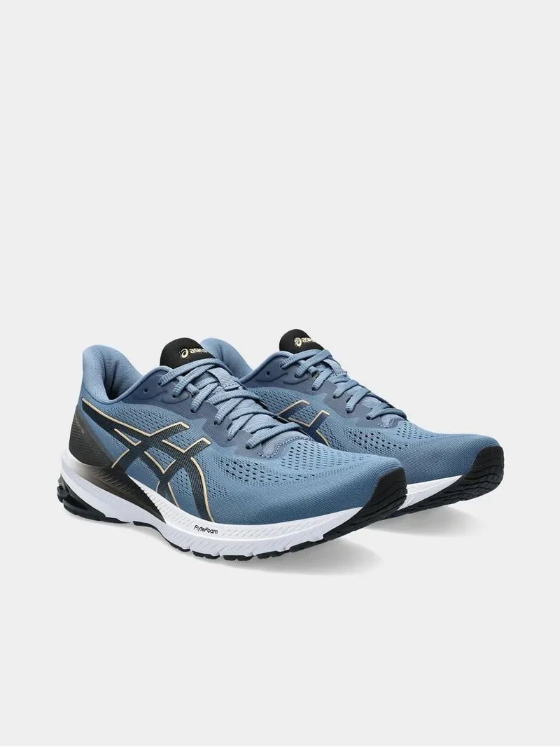 Mens Asics Blue/Black Gel GT1000 12 Running Shoes