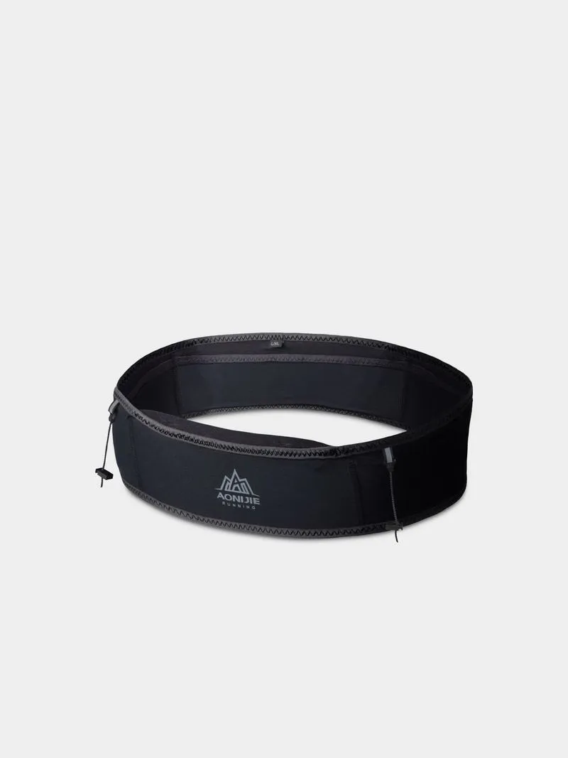 Aonijie L/Xl Black Waist Belt And 250Ml Soft Flask