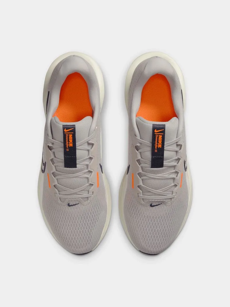 Mens Nike Downshifter 13 Grey/Blue/Orange Running Shoes
