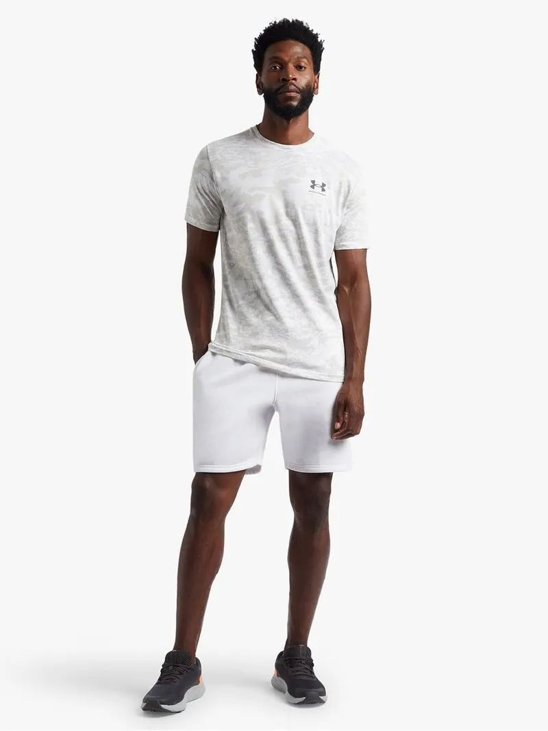 Mens Under Armour White All Over Print Camo T-shirt