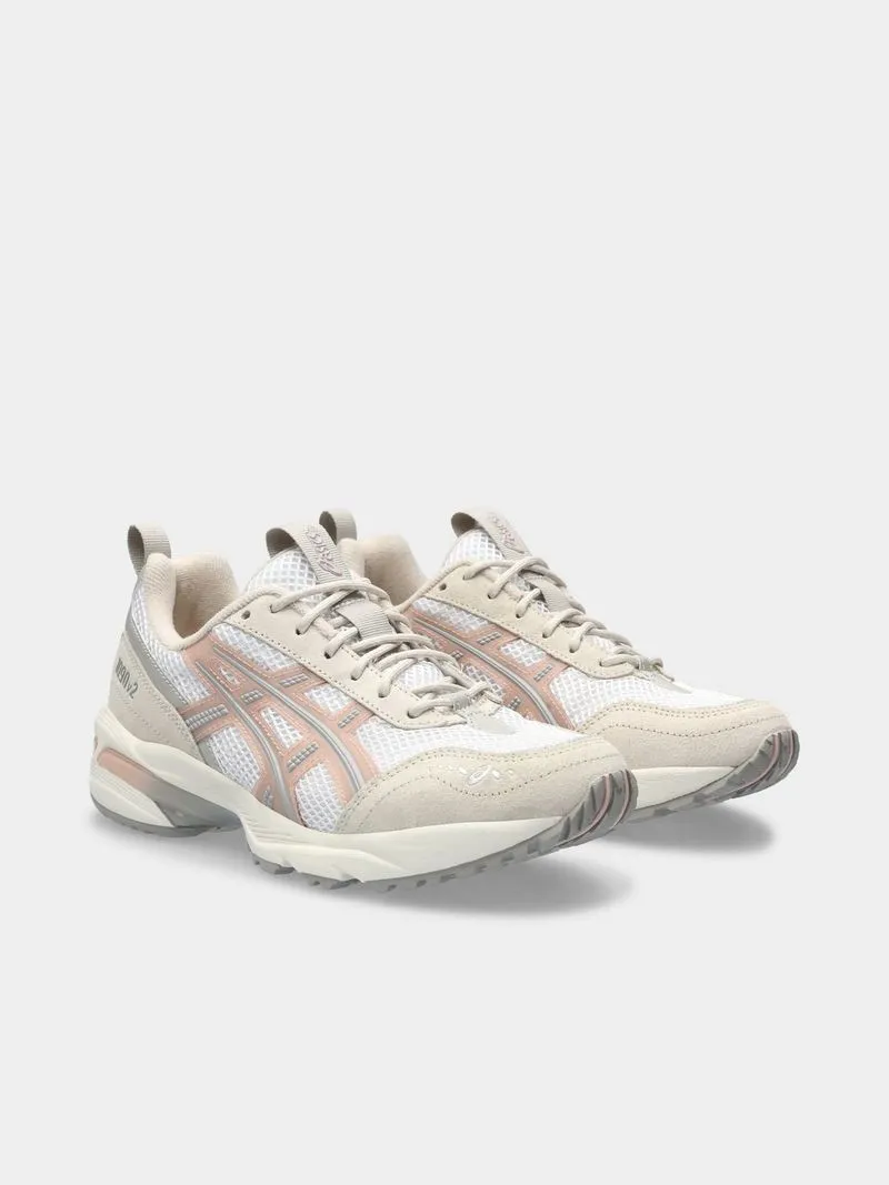 Womens Asics Gel-1090V2 White/Maple Sugar Sneakers
