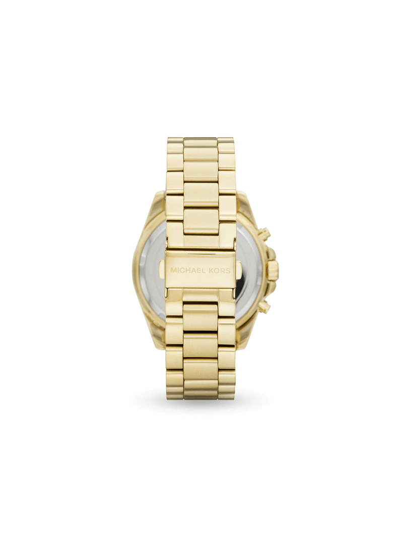 Michael Kors Ladies Bradshaw Gold Tone Chronograph Watch