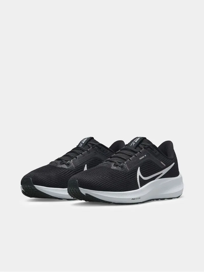 Women's Nike Air Zoom Pegasus 40 Black/White Running Shoes