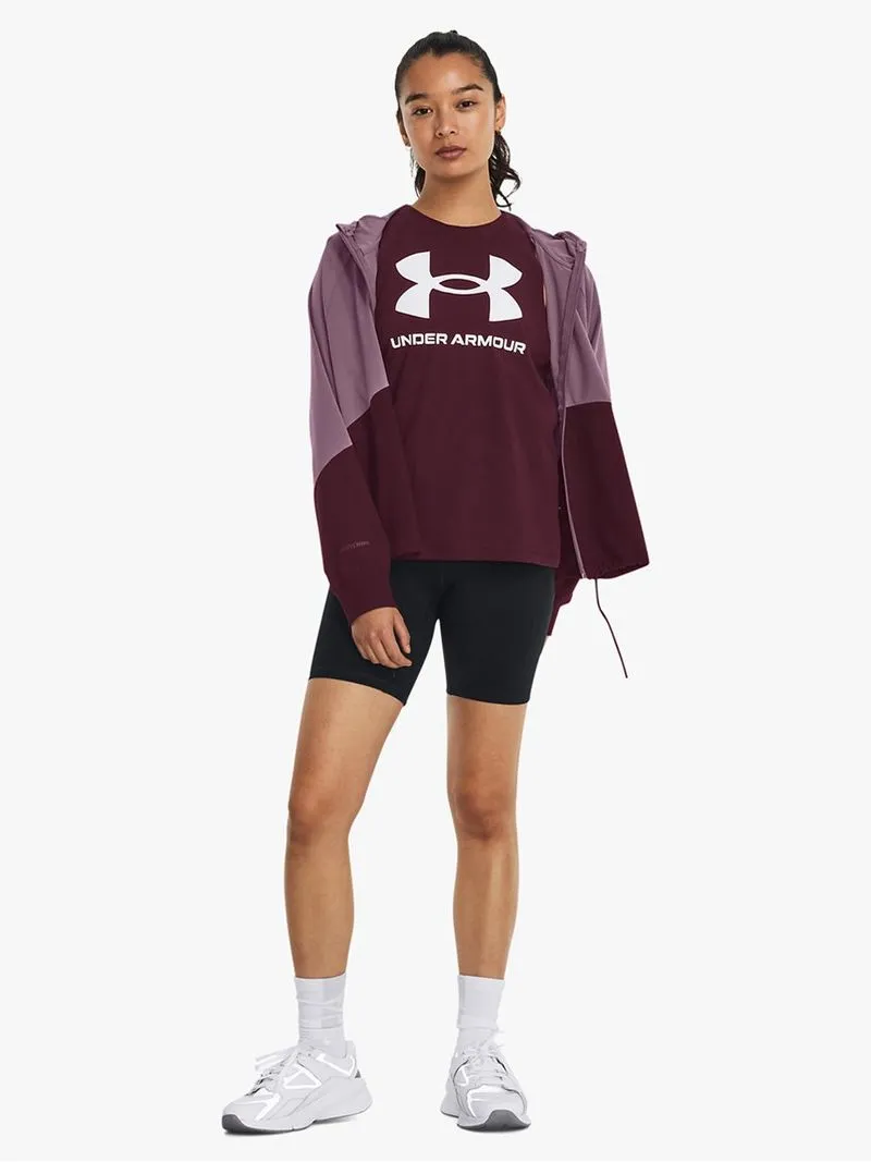 Womens Under Armour Colourblock Purple/Mauve Jacket