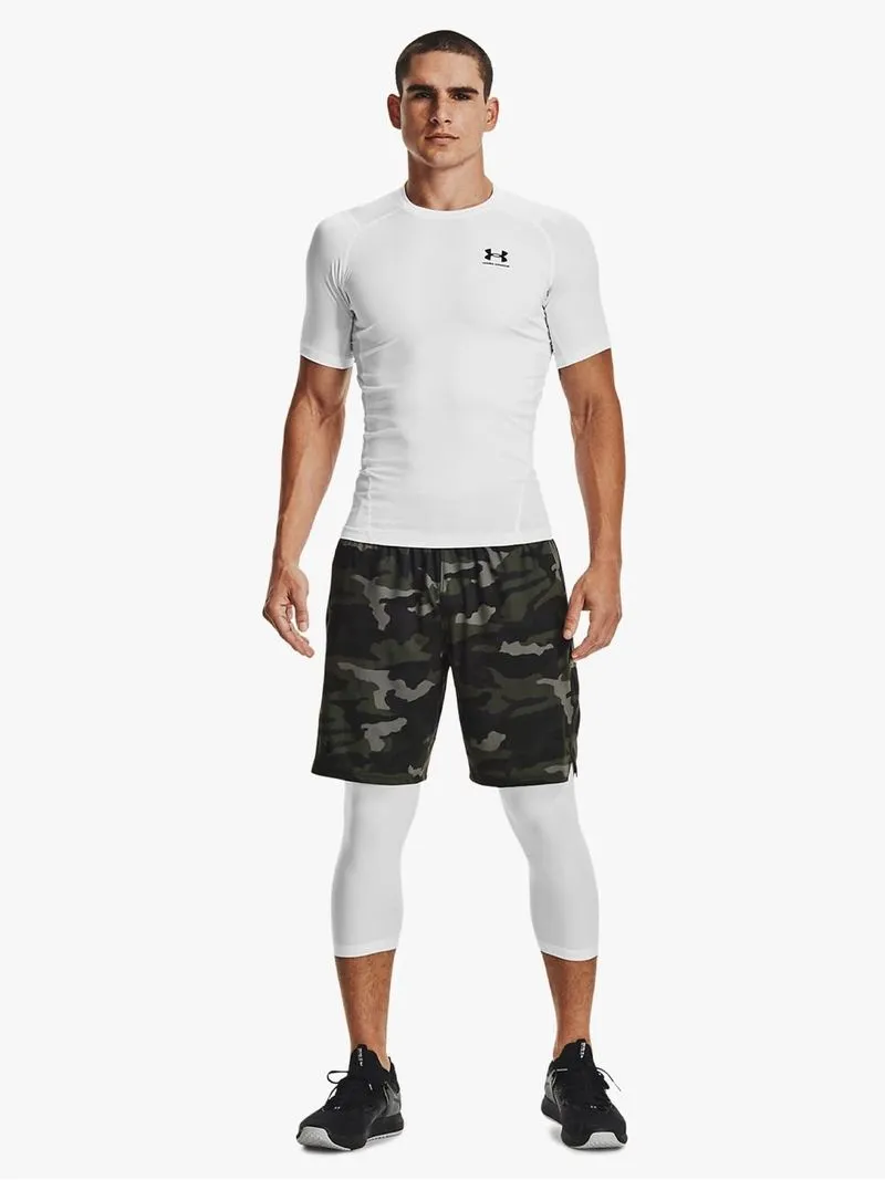 Mens Under Armour HeatGear White Short Sleeve Top
