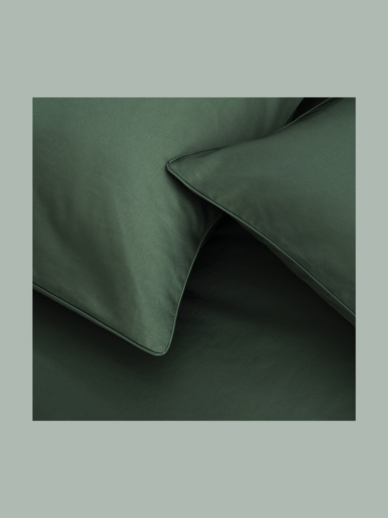 Gold Seal Certified Egyptian Cotton 300 Thread Count Duvet Cover Set Emerald