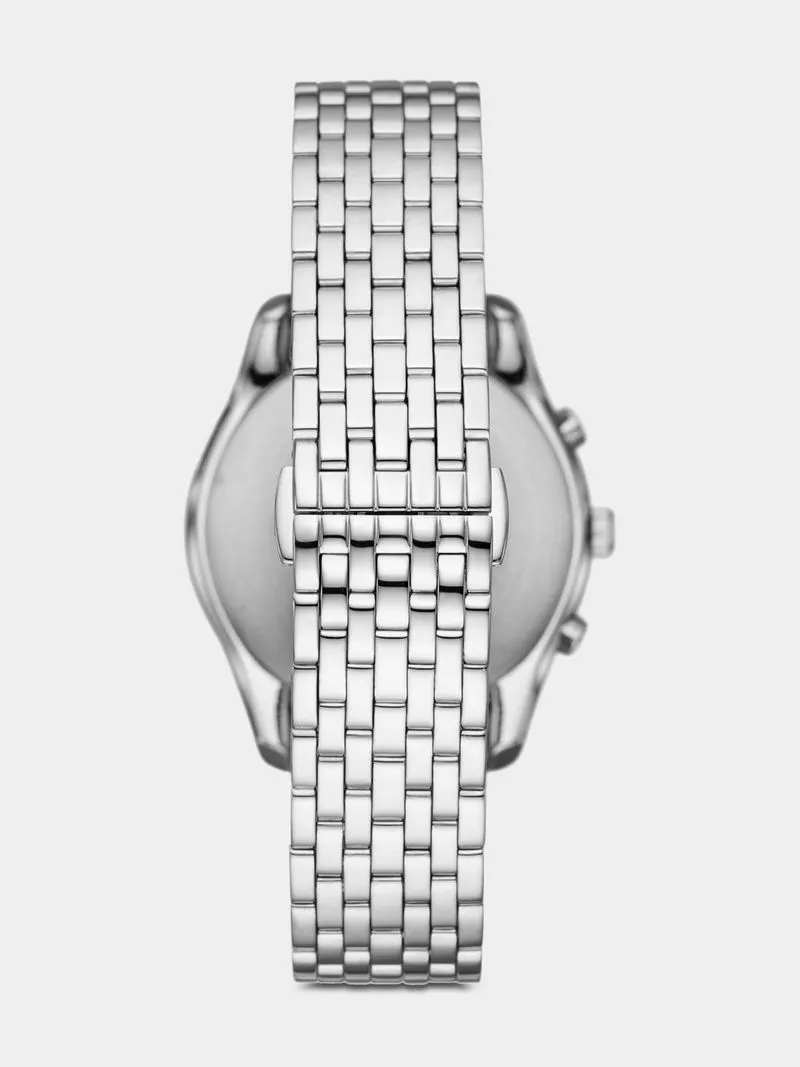 Armani Men's Green Stainless Steel Round Watch.