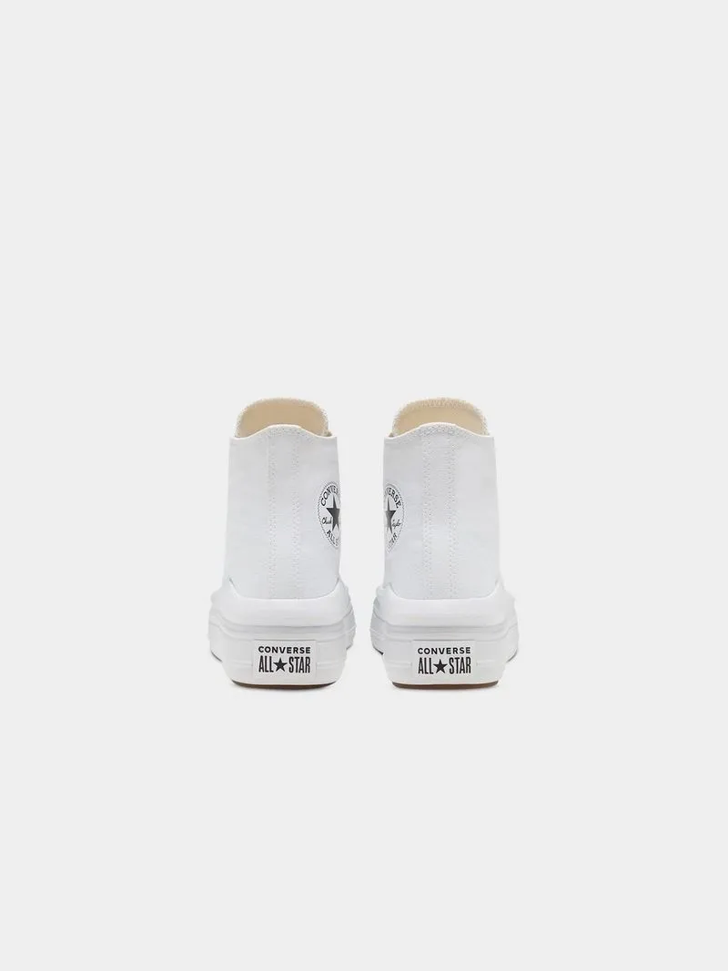Womens Converse All Star Move Platform White/Natural Ivory Sneakers