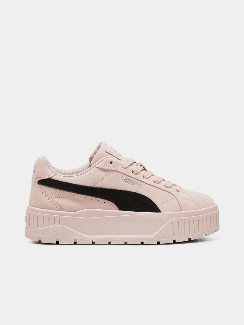 Women's Puma Karmen II Mauve/Black/Silver Platform Sneakers