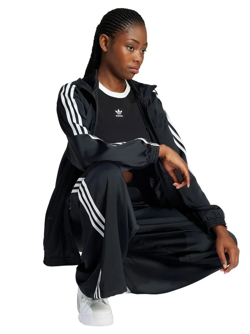adidas Originals Women's Satin Wide Leg Back Track Pants