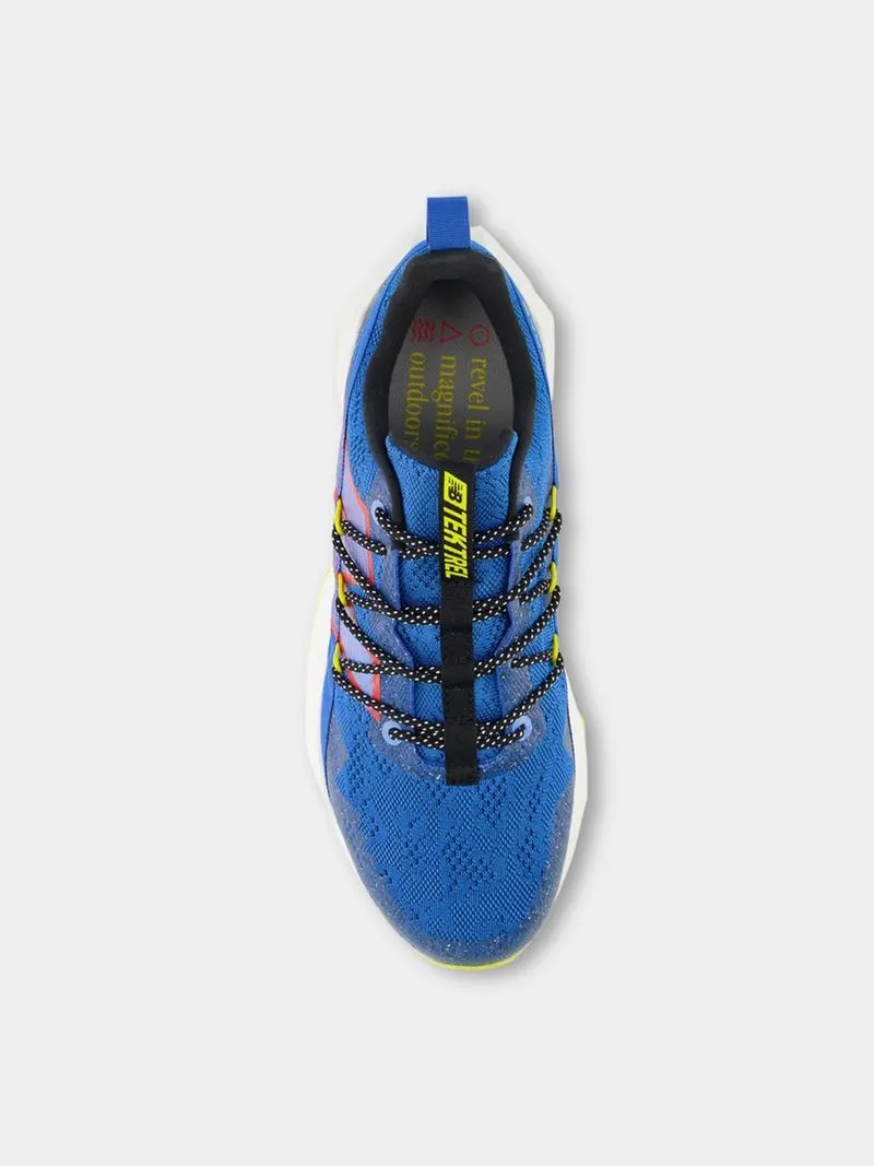 Mens New Balance Tektrel V1 Blue Flame/Lemon Zest Trail Running Shoes