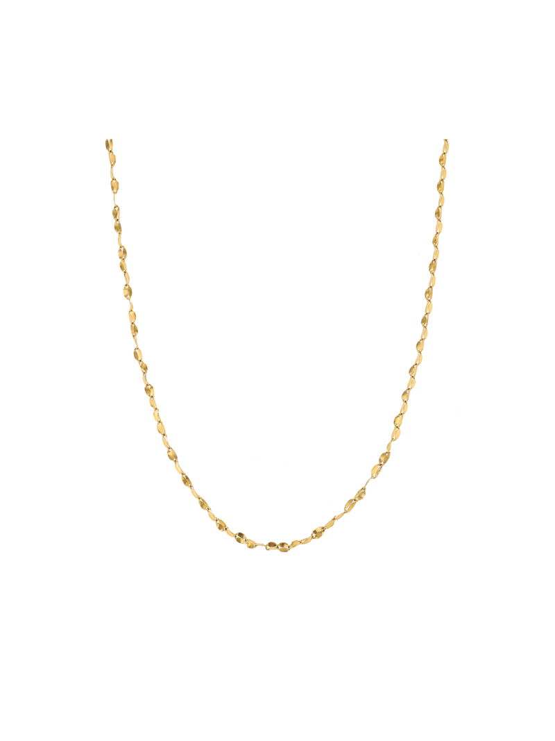 Yellow Gold, +-45cm Modern Butterfly link design Chain