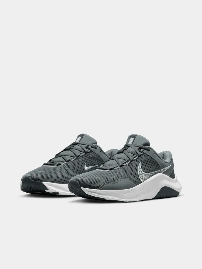 Mens Nike Legend Essential 3 Next Nature Grey/White Training Shoes