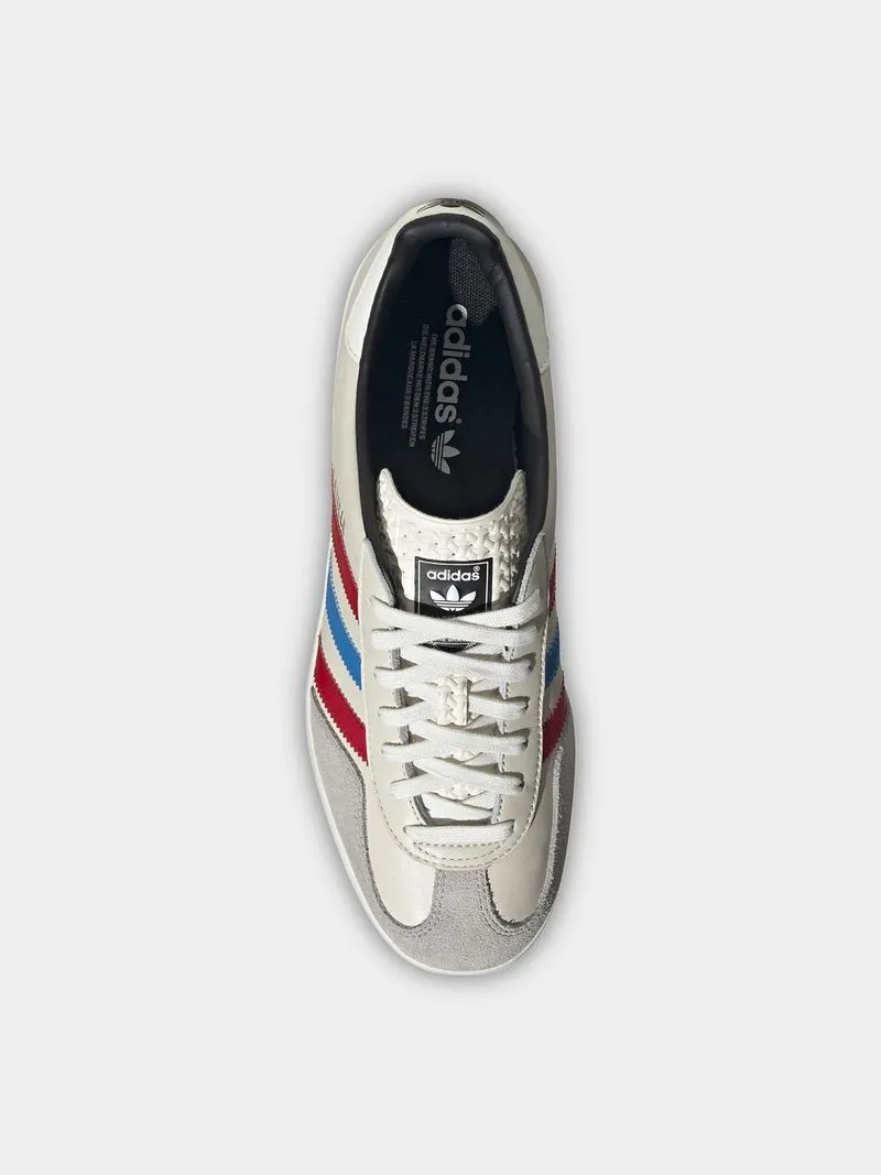 adidas Originals Men's Gazelle Indoor White/Red Sneaker
